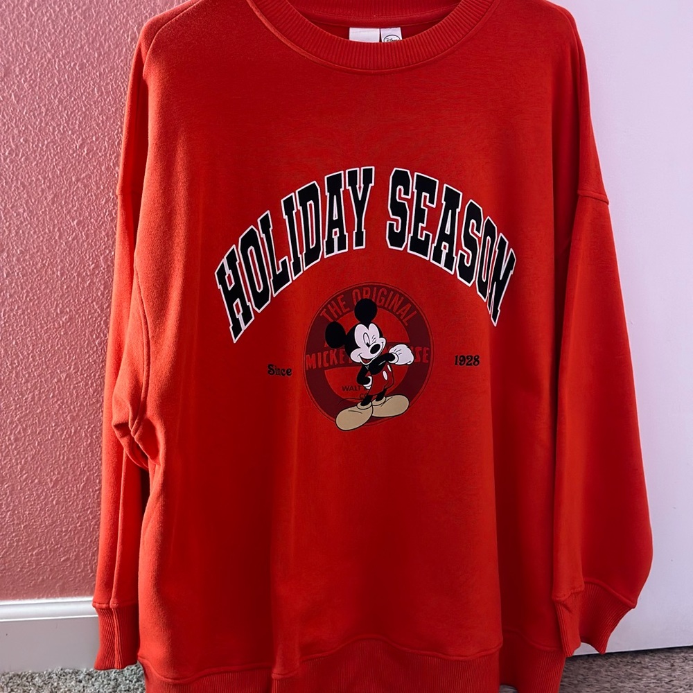 Disney Mickey Mouse Oversized Printed Sweatshirt